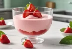 mousse de morango